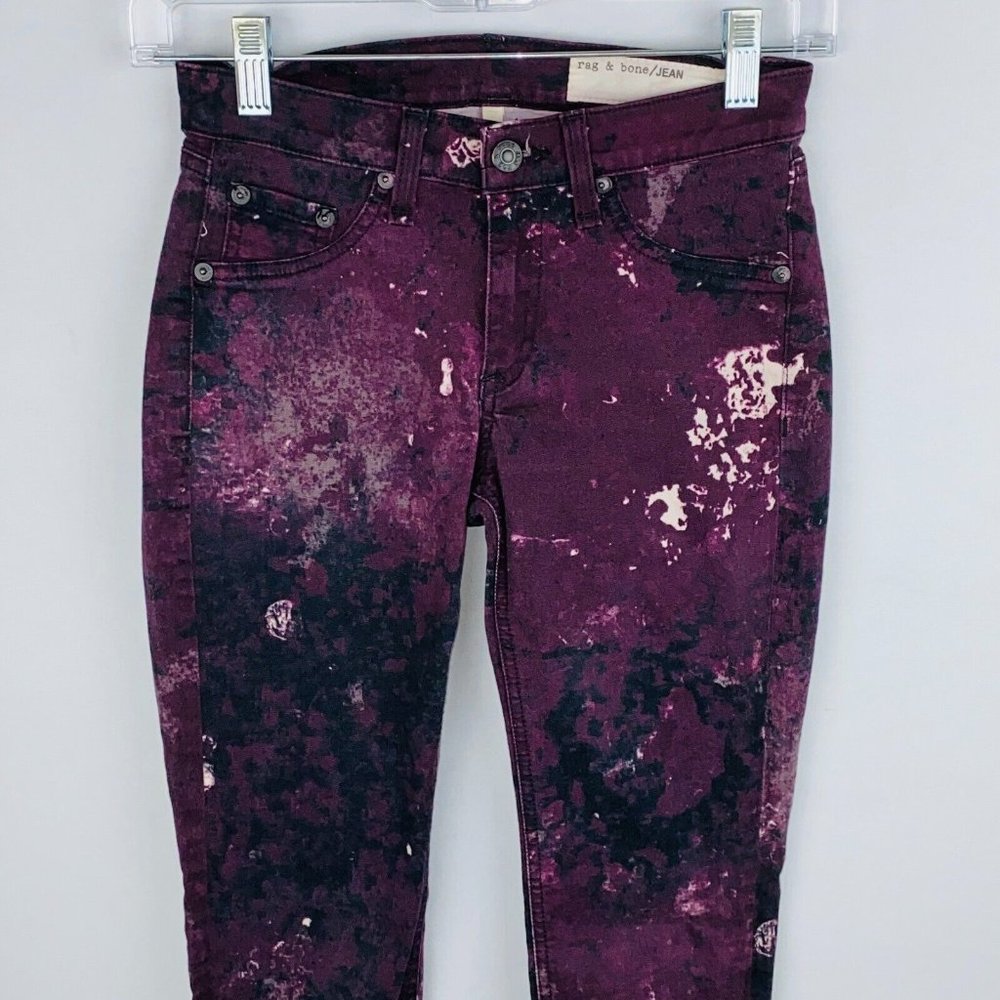 Rag & Bone Galaxy Print Splatter Abstract Legging… - image 3